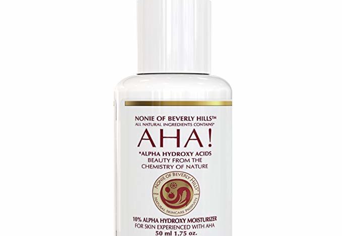 Nonie 10% Alpha Hydroxy Acid Moisturizer – Anti Wrinkle & Anti Aging Treatment – Dead Cell Exfoliater & Renewer 30% – 1.75 oz
